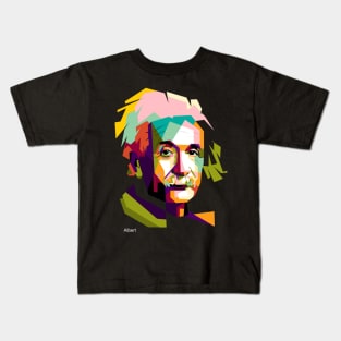Einstein In Pop Art Kids T-Shirt